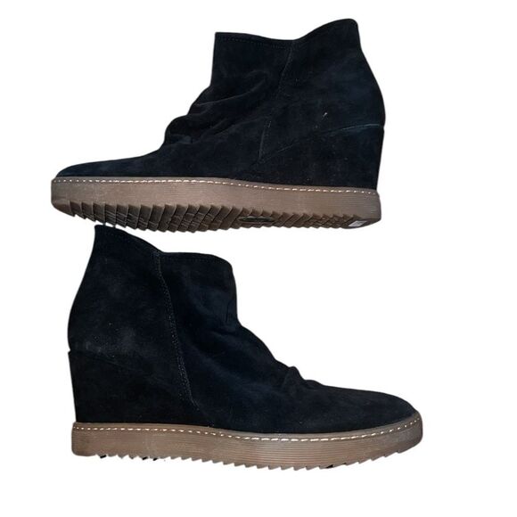 Sofft Black Suede Booties Size 11 M - Picture 4 of 7